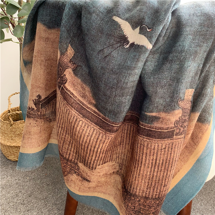 Winter Clothing Hong Kong - ピュアカシミヤタッセルショールストール女性大パシュミナ冬服ネックアクセサリー母ギフト 200 100 センチメートル