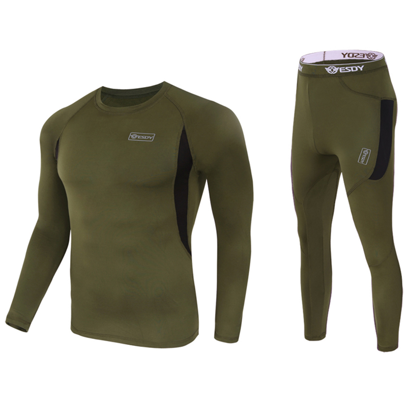 Thermal Base Layer - 新しい冬サーマルフリースサイクリングベースレイヤー通気性レーシング下着男性ランニングハイキングアウトドアスポーツ衣類 A152