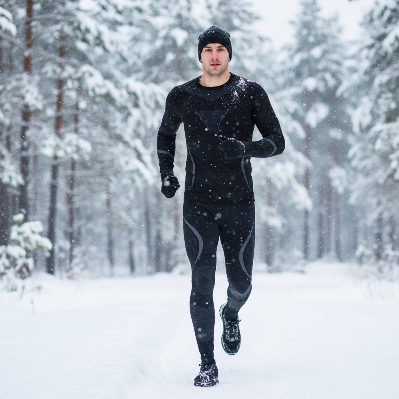 Thermal Base Layer - スキーベースレイヤーセット 通気性のあるサーマルベースレイヤーセット シームレスコンプレッションアンダーウェア 軽量スポーツウェア 優しい肌触り