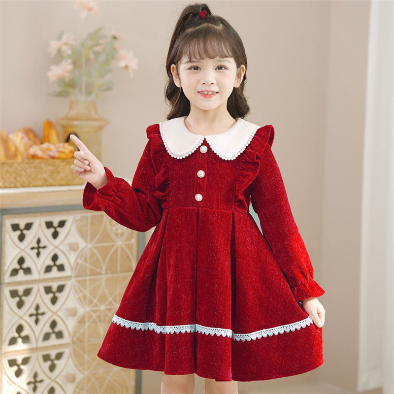Winter Clothing For 1 Year Old Girl - 小さな女の子のための甘いドレス,プリンセスドレス,結婚式,誕生日パーティー,子供服,秋,冬,新しい,2024