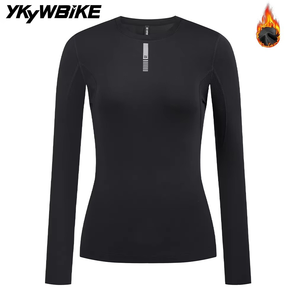 Thermal Base Layer - YKYWBIKE レディース サイクリング ベースレイヤー 冬&秋 自転車
