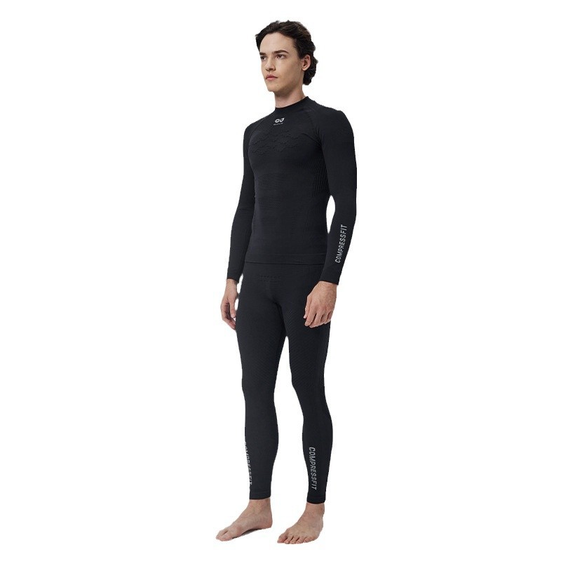 新しいメンズスキーサーマルベースレイヤーセット速乾性コンプレ - Thermal Base Layer のレビューと価格