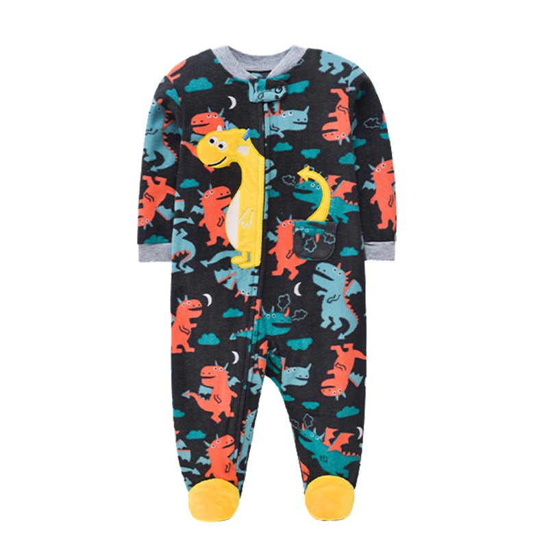 新生児男の子女の子ロンパース服冬パジャマジッパーフリース秋幼 - Winter Clothing For 1 Year Old Girl のレビューと価格