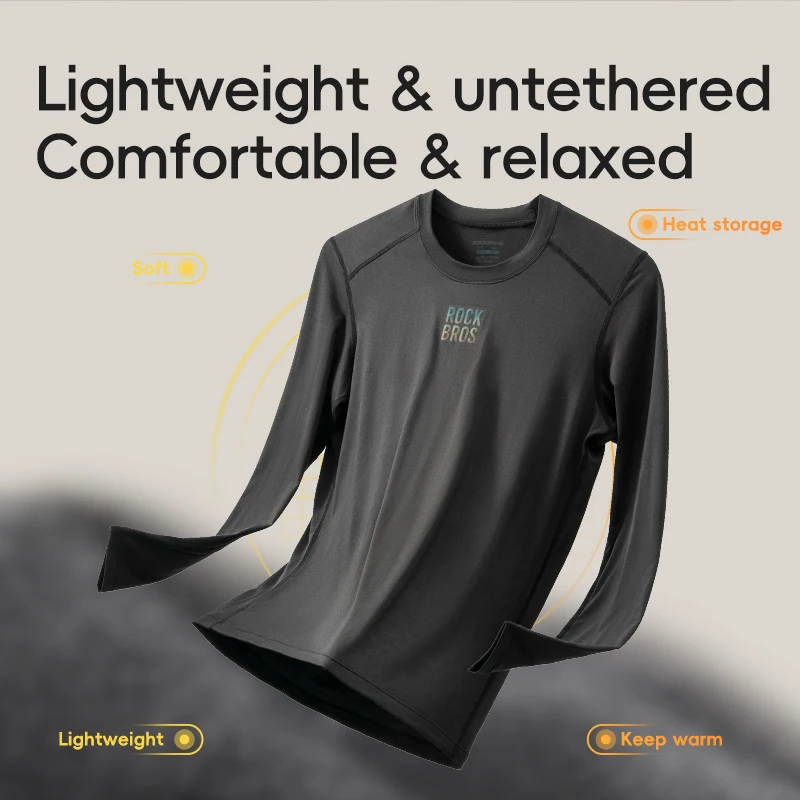 ROCKBROS 冬用暖かいサイクリングベースレイヤー サー - Thermal Base Layer のレビューと価格