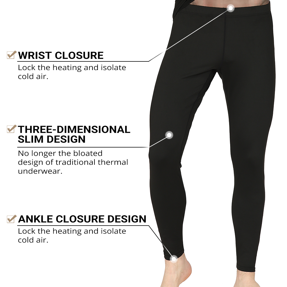 男性用のサーマルアンダーウェアスーツ,長いジョーンズシャツ, - Thermal Base Layer のレビューと価格