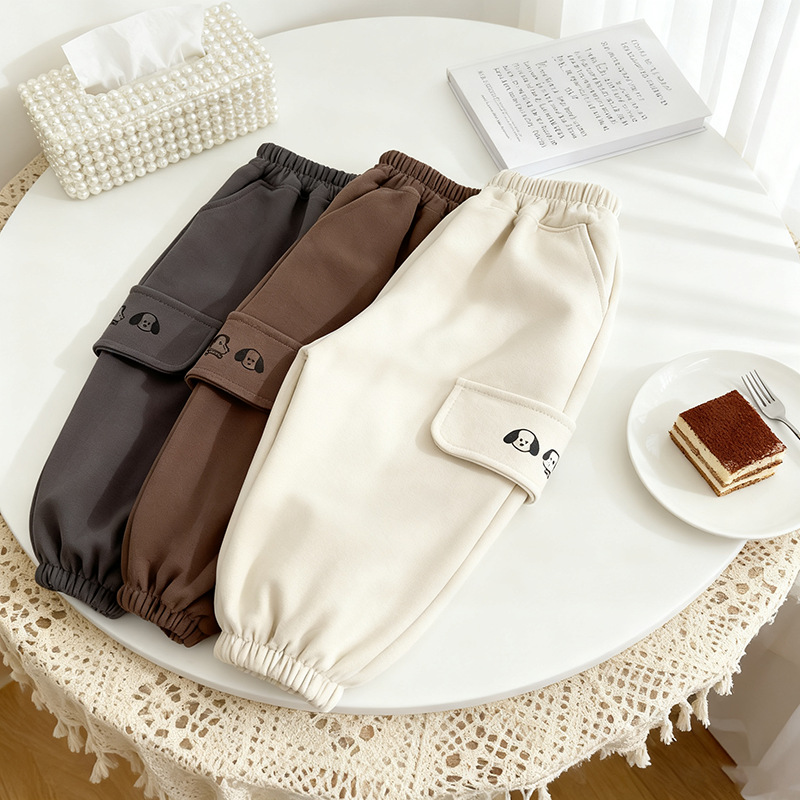 1-8Y 韓国子供パンツ秋冬新カジュアルスポーツズボン男の子 - Winter Clothing For 1 Year Old Girl のレビューと価格