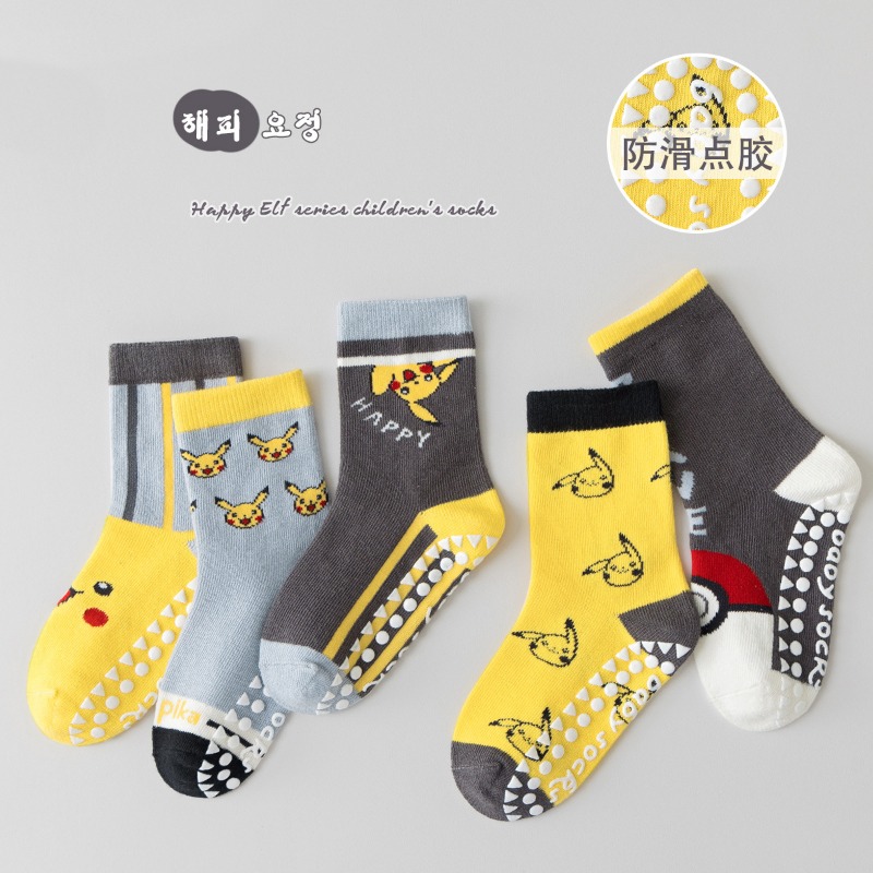 5足組 アニメ ベビー 子供用靴下 漫画柄 冬用 キッズソッ - Winter Clothing Baby のレビューと価格