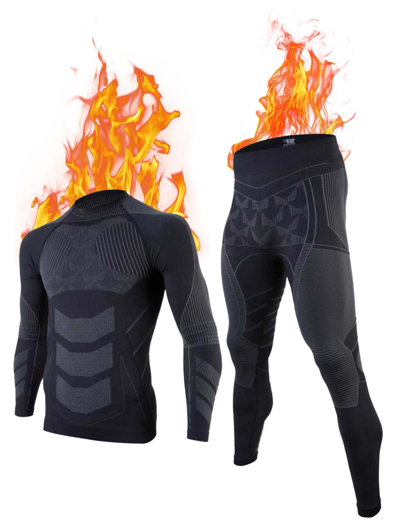 男性用サーマルアンダーウェア スウェットスーツ ロングジョン - Thermal Base Layer のレビューと価格