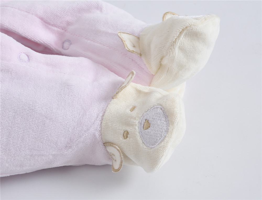 Kavkas 女の赤ちゃん服長袖綿冬暖かいロンパースクマ固体 - Winter Clothing For 1 Year Old Girl のレビューと価格