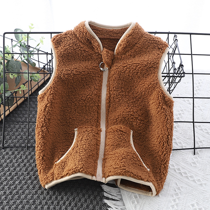 男の子フランネルベスト子供服 2024 秋冬ファッション子供 - Winter Clothing For 1 Year Old Girl のレビューと価格