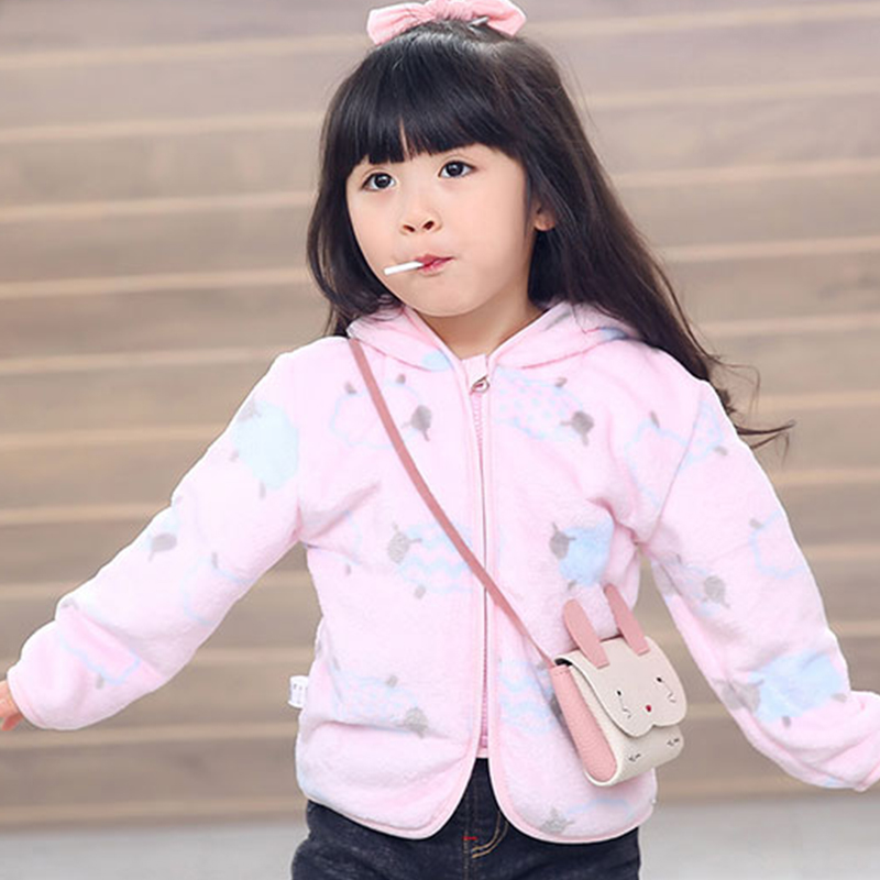 子供のフランネルフード付きジャケット,小さな女の子の服,幼児 - Winter Clothing For 1 Year Old Girl のレビューと価格