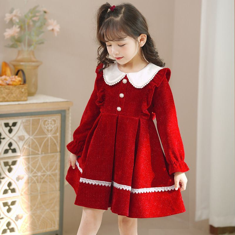 小さな女の子のための甘いドレス,プリンセスドレス,結婚式,誕 - Winter Clothing For 1 Year Old Girl のレビューと価格